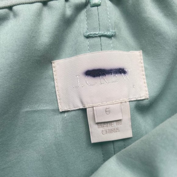 J. Crew Marlie Classic Faille Dress Sea Spray - Picture 4 of 5